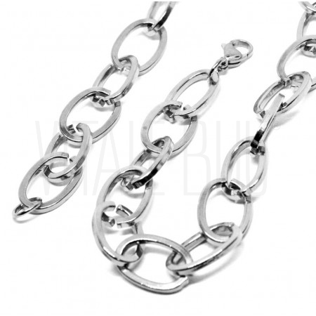 Fio Elo Oval 13mm - Aço Inox