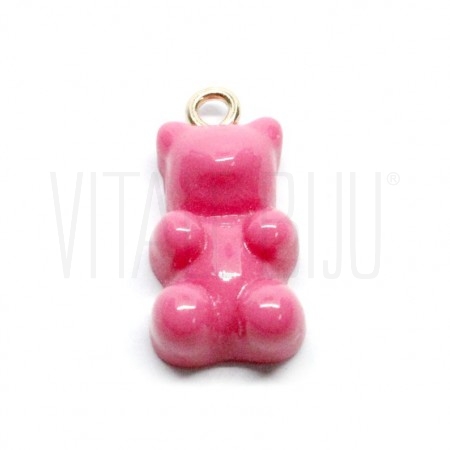 Pendente Gummy Bear 20x11mm Ro...
