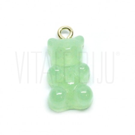 Pendente Gummy Bear 20x11mm Ve...