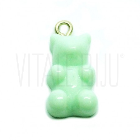 Pendente Gummy Bear 20x11mm Ve...