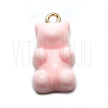 Pendente Gummy Bear 20x11mm Ro...