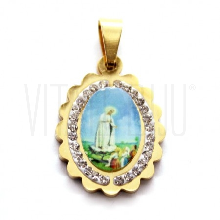 Medalha Nossa Senhora 22x16mm ...