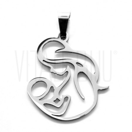 Pendente Amor de Mãe 27x24mm -...