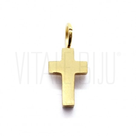Pendente Cruz 9.5x6mm - Aço In...