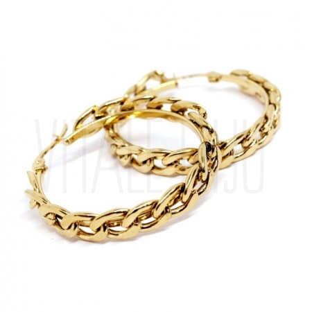 Brinco Argola Corrente 38mm - ...