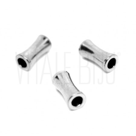 Entremeio/Separador 8x4mm Furo: 2.3mm - Aço Inox