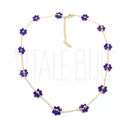 Fio Elo Oval 1.8mm c/ Flores -...