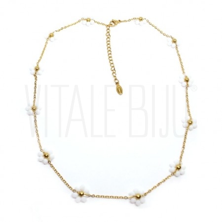 Fio Elo Oval 1.8mm c/ Flores -...