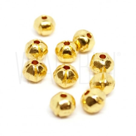 Pack 20 Separador/Entremeio 6mm - Furo: 1.5mm - Dourado