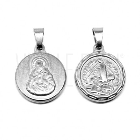 Medalha Religiosa 15mm - Aço Inox