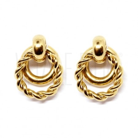 Brinco Ornamentos Torcido 18mm...