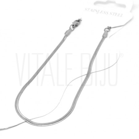 Pulseira de Pé Snake Aço Inox ...