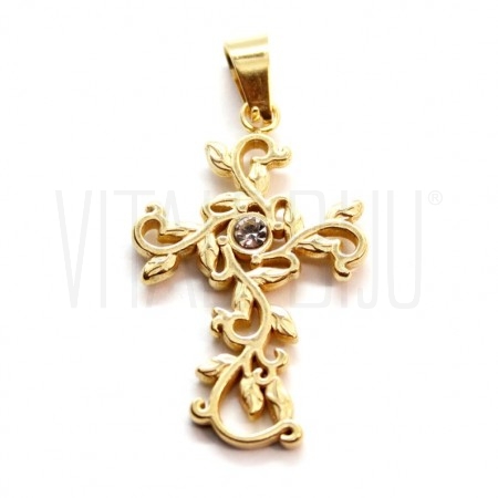 Pendente Cruz 31x20mm - Aço in...