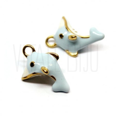 Pendente Golfinho 18x12mm - Aç...