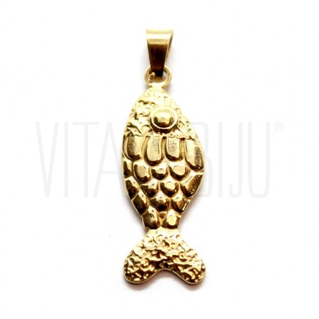 Pendente Peixe 27x10mm - Aço I...