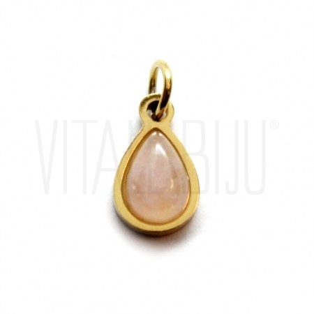 Pendente Gota  9x5mm - Aço Ino...