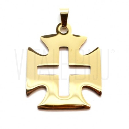Pendente Cruz de Malta 36mm - ...