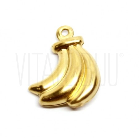  Pendente Banana 15x9mm - Aço ...