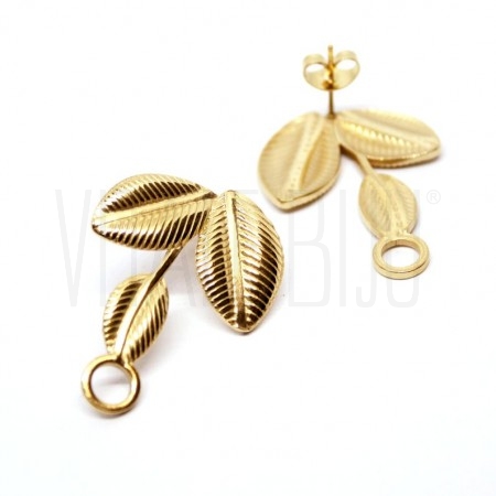 Base Brinco Folhas  29x21mm - ...