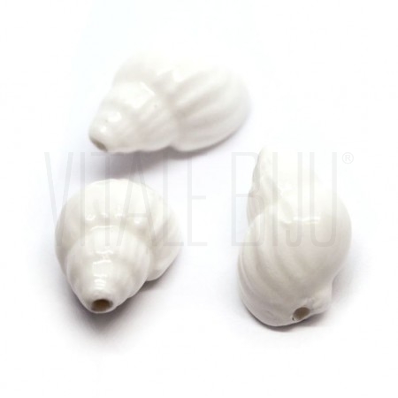 Entremeio BÚZIO 21x13mm - Cerâ...