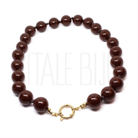 Colar Bolas Acrílicas 16mm - A...