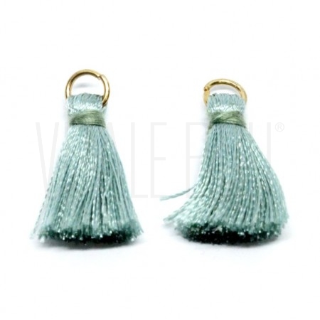 Pompom de seda Verde Antigo +/...