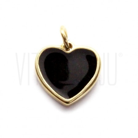 Pendente Coração 10x10mm - Aço...