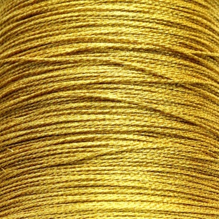 Fio de nylon com cordões metálicos 0.6mm - DOURADO