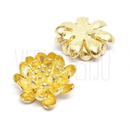 Pendente Flor 16mm - Cobre