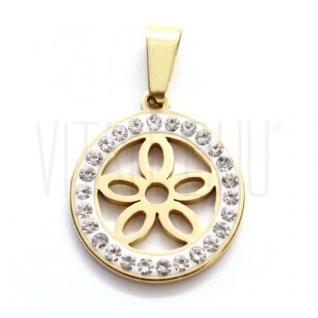 Pendente Flor com brilhantes 1...