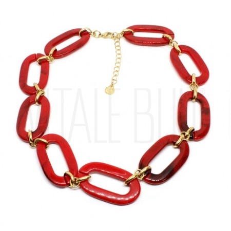 Choker Elos Ovais +/- 37x21mm ...