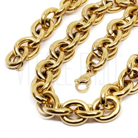 Fio Elo Oval Grosso 11mm - Aço...