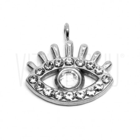 Pendente Olho Turco 14x14mm - ...