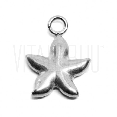 Pendente Estrela 18x14mm - Aço...