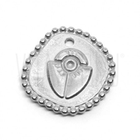 Medalha Concha Irregular 15mm ...