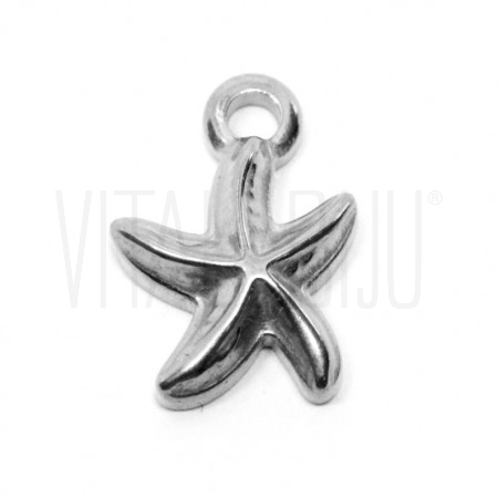 Pendente Estrela 14x10mm - Aço...