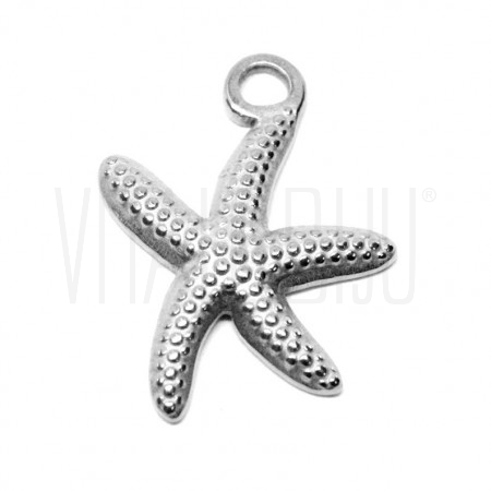 Pendente Estrela do Mar 17x14mm - Aço Inox Prateado