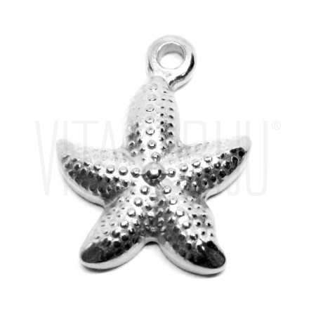 Pendente Estrela do Mar 19x15mm - Aço Inox