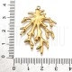 Pendente Alga/Coral 36x26mm - Aço Inox Dourado