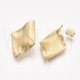 Base Brinco Losango 28x18mm - Aço Inoxidável 304 Dourado