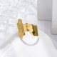 Anel Ajustável   - Aço Inox Dourado