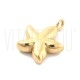  Pendente Estrela do Mar 13x10mm - Aço Inox Dourado