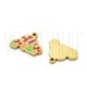 Pendente Cogumelo 15x11mm - Aço Inox - Dourado