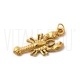 Pendente Lagosta/Lavagante 24x11mm  - Aço Inox Dourado