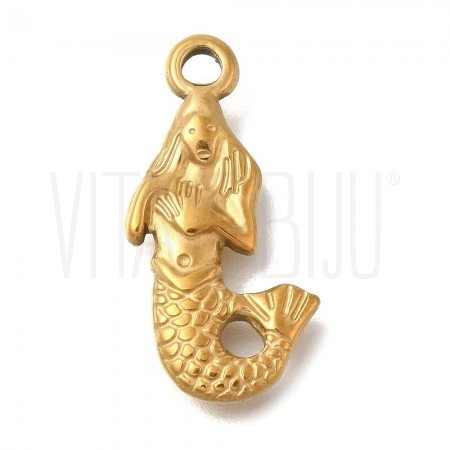 Pendente Sereia 22x11mm - Aço ...
