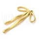 Pendente Laço 42x28mm - Aço Inox 304  Dourado Ouro18K