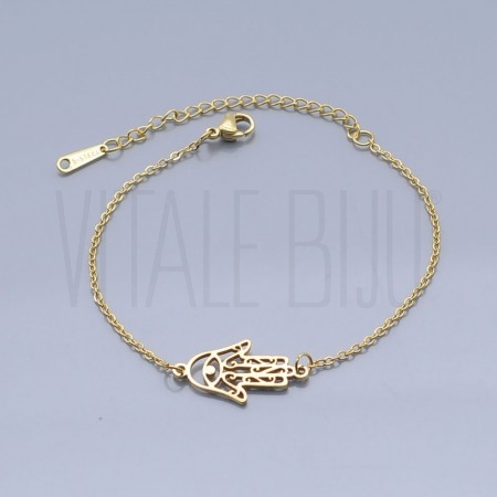 Pulseiras de Elos Oval 1.5mm -...