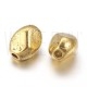 Pack 10 Separador/Entremeio 6x5mm - Furo: 1mm - Dourado