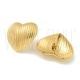 Brinco Coração 19x23mm - Aço Inox Dourado