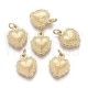 Pendente Sagrado Coração 14x12mm - Aço Inox Dourado